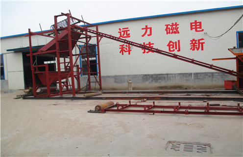 干式磁選機(jī)，上海CTG-7522干選磁選機(jī)_小型鐵礦石上海CTG-7522干選磁選機(jī)_工作原理 _選礦流程